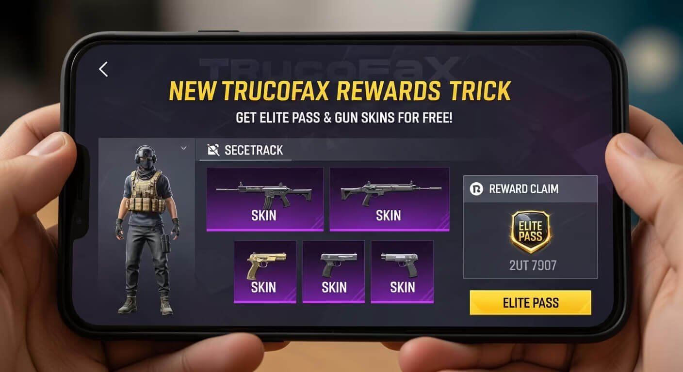 New TrucoFax Rewards Trick — Get Elite Pass & Gun Skins for Free!