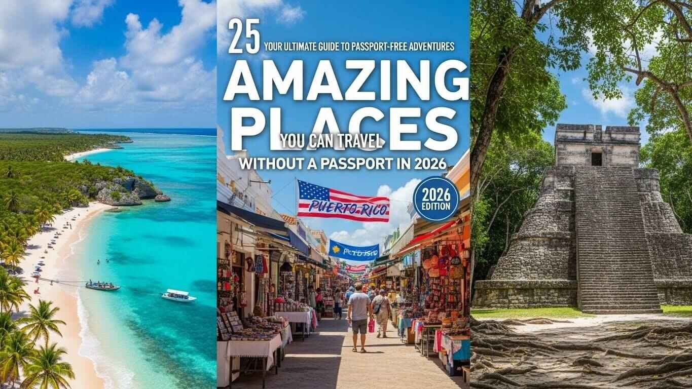 25 Amazing Places You Can Travel Without a Passport in 2026