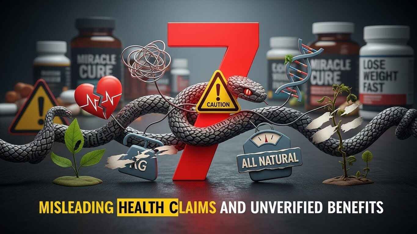Danger #7: Misleading Health Claims and Unverified Benefits