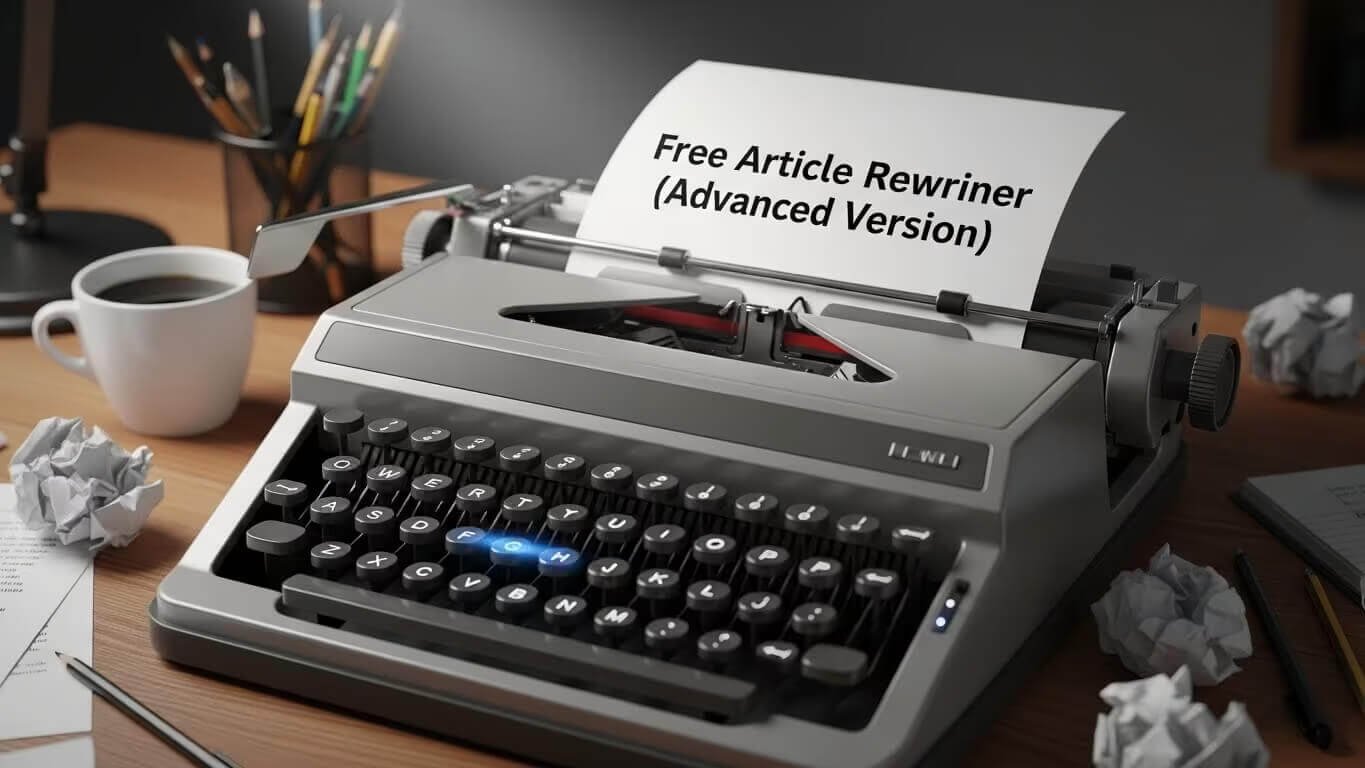 Free Article Rewriter (Advanced Version)