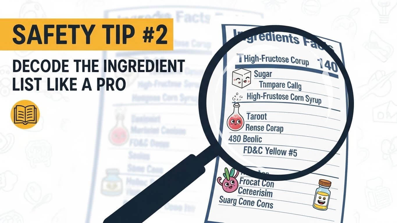 Safety Tip #2 – Decode the Ingredient List Like a Pro