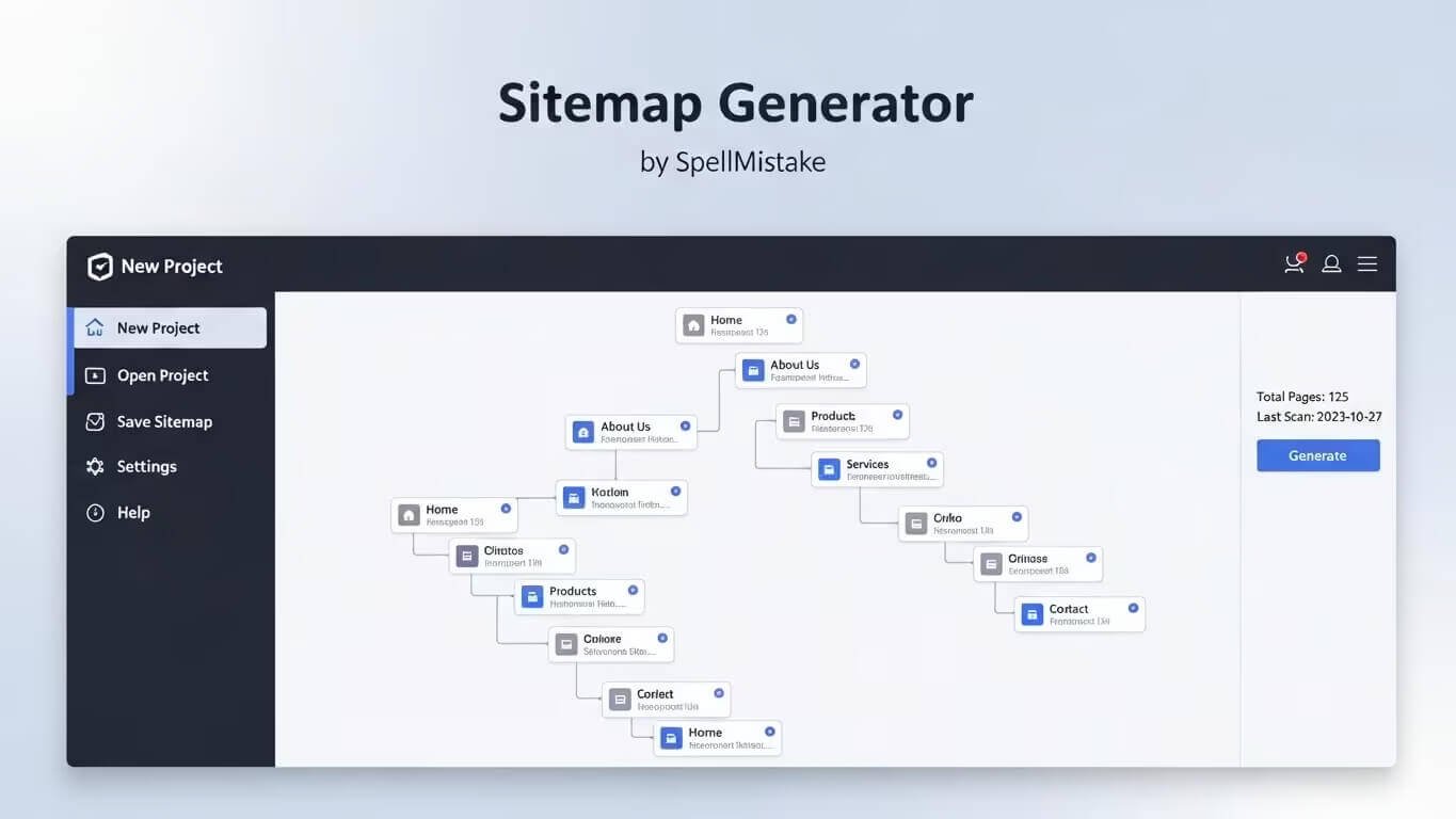 Sitemap Generator by SpellMistake