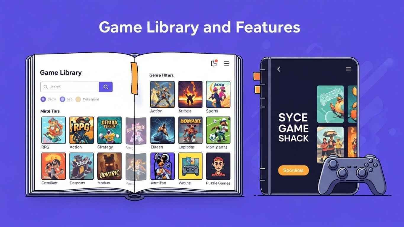 Syce Game Shack’s Game Library and Features