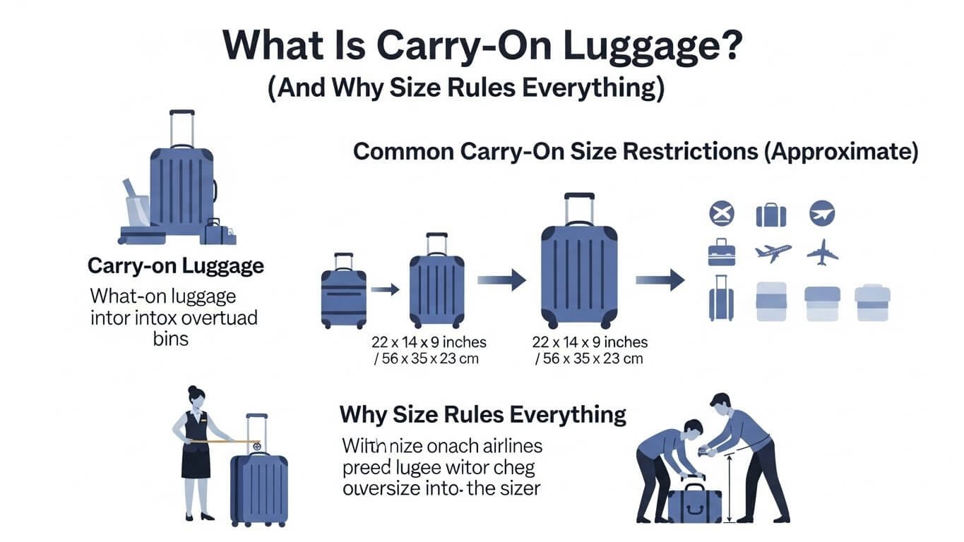 What Is Carry On Luggage? (And Why Size Rules Everything)
