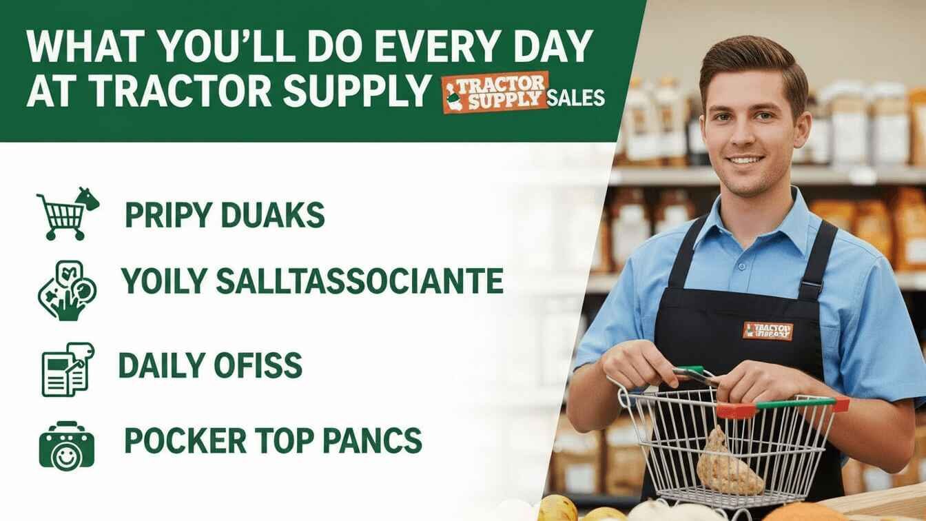 What You'll Do Every Day at Tractor Supply Sales