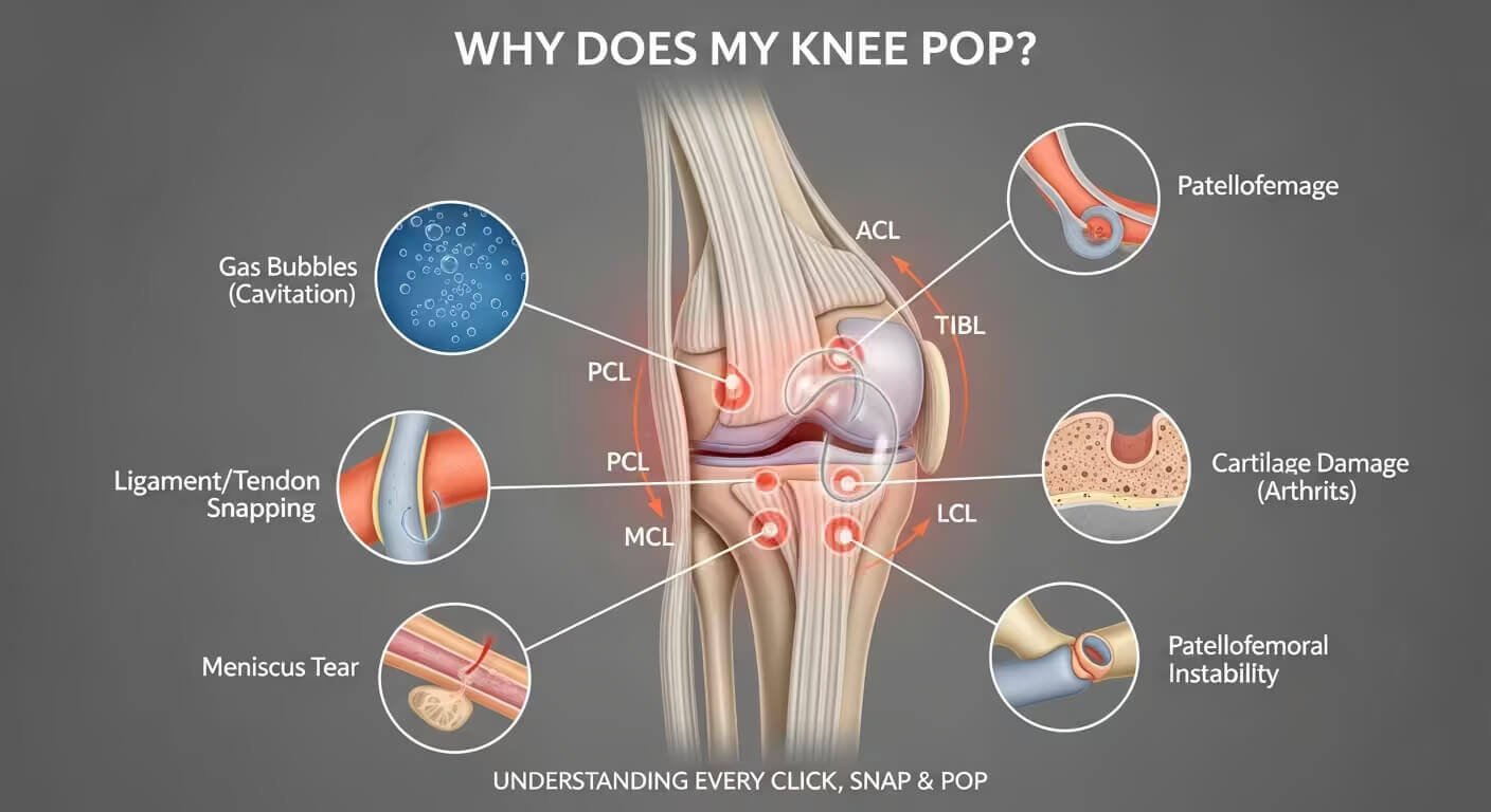 Why Does My Knee Pop? (The Science)
